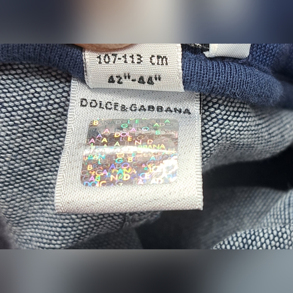 Dolce & Gabanna Kids Boy's Denim Shorts Cargo Italy Size 5 20-21" Waist - Picture 9 of 12